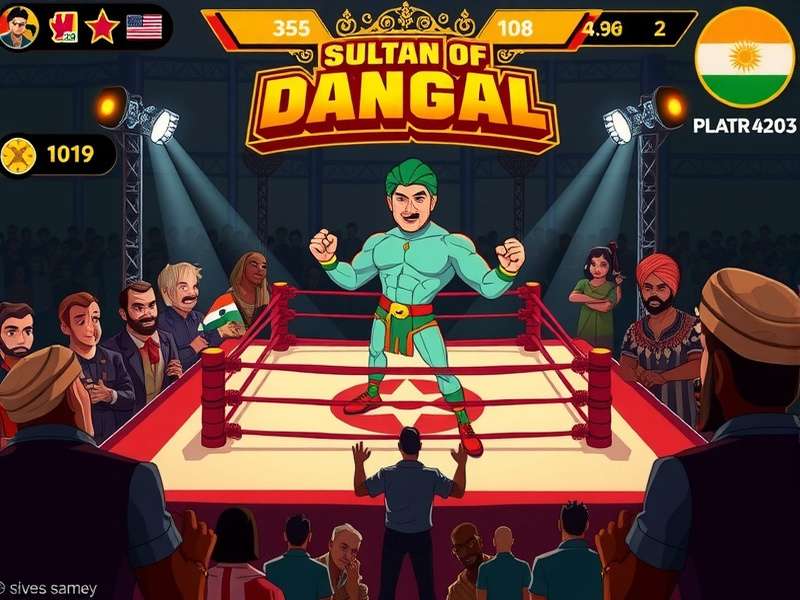 Sultan Of Dangal Main Gameplay with Desi Wrestling Arena and Regional Characters